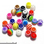 Nuolux 200pcs 10mm Acrylic Round Beads Accessories for DIY Jewelry Making Art Craft Projects Random Color  B015OFBTW8
